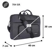 Vegmann Norma 15.6 inç Dizüstü Bilgisayar Uyumlu Evrak ve Laptop Çantası thumbnail 2