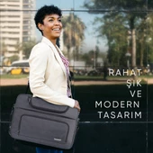 Vegmann Norma 15.6 inç Dizüstü Bilgisayar Uyumlu Evrak ve Laptop Çantası thumbnail 7