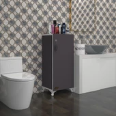 Kenzlife mutfak dolabı zehra 088*050*032 gri kilitli ayaklı banyo evrak ofis kitaplık ayakkabılık kiler thumbnail 4