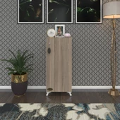 Kenzlife mutfak dolabı zehra 108*030*032 crd kilitli ayaklı banyo evrak ofis kitaplık ayakkabılık kiler - 5