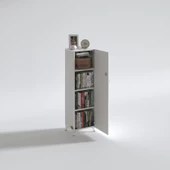 Kenzlife mutfak dolabı zehra 128*030*032 byz kilitli ayaklı banyo evrak ofis kitaplık ayakkabılık kiler thumbnail 3