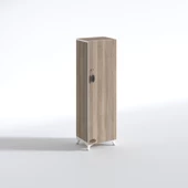 Kenzlife mutfak dolabı zehra 128*030*032 crd kilitli ayaklı banyo evrak ofis kitaplık ayakkabılık kiler thumbnail 3