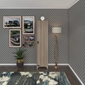 Kenzlife mutfak dolabı zehra 168*030*032 crd kilitli ayaklı banyo evrak ofis kitaplık ayakkabılık kiler - 5