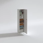 Kenzlife mutfak dolabı zehra 168*030*032 byz kilitli ayaklı banyo evrak ofis kitaplık ayakkabılık kiler thumbnail 2