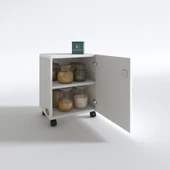 Kenzlife mutfak dolabı zehra 068*030*032 byz kilitli tekerlekli banyo evrak ofis kitaplık ayakkabılık kiler thumbnail 1