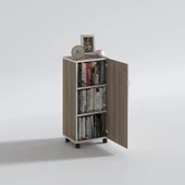 Kenzlife mutfak dolabı zehra 108*030*032 crd kilitli tekerlekli banyo evrak ofis kitaplık ayakkabılık kiler thumbnail 3