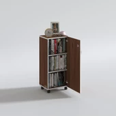 Kenzlife mutfak dolabı zehra 108*030*032 cvz kilitli tekerlekli banyo evrak ofis kitaplık ayakkabılık kiler thumbnail 2