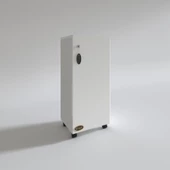 Kenzlife mutfak dolabı zehra 108X030X032 byz kilitli tekerlekli banyo evrak ofis kitaplık ayakkabılık kiler thumbnail 4