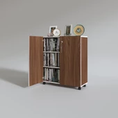 Kenzlife 2 kapılı dolap çilem 088*070*032 cvz kilitli tekerlekli banyo mutfak ofis kitaplık ayakkabılık kiler thumbnail 4