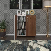 Kenzlife 2 kapılı dolap çilem 088*070*032 cvz kilitli tekerlekli banyo mutfak ofis kitaplık ayakkabılık kiler thumbnail 5