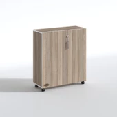 Kenzlife 2 kapılı dolap çilem 088*070*032 crd kilitli tekerlekli banyo mutfak ofis kitaplık ayakkabılık kiler thumbnail 7