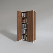 Kenzlife 2 kapılı dolap çilem 188*090*032 cvz kilitli ayaklı banyo mutfak ofis kitaplık ayakkabılık kiler thumbnail 3