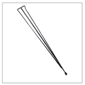 Grande Home yıldız 4 lü Metal Firkete Ahşap Kütük Sehpa ve Masa Ayağı 46 cm - 1