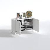 Kenzlife 2 kapılı dolap rabia 048*070*032 byz kapaklı ayaklı banyo mutfak ofis kitaplık ayakkabılık kiler thumbnail 4