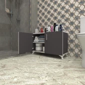 Kenzlife 2 kapılı dolap rabia 048*070*032 gri kapaklı ayaklı banyo mutfak ofis kitaplık ayakkabılık kiler thumbnail 6