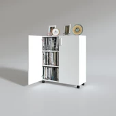 Kenzlife 2 kapılı dolap rabia 088*070*032 byz kapaklı tekerlekli banyo mutfak ofis kitaplık ayakkabılık kiler thumbnail 3