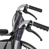 SDM MEDİKAL Witra Tekerlekli Sandalye Ekose Kumaş Ve Manuel Standart Konfor thumbnail 6