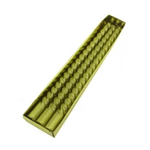 3 Adet 25cm Şamdan Mum Varaklı Spiral thumbnail 5