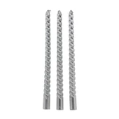 3 Adet 25cm Şamdan Mum Varaklı Spiral thumbnail 2