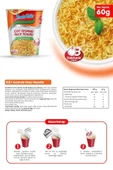İndomie Indomie 24'lü Köri Aromalı Hazır Noodle Bardak - 2