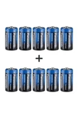 PANASONIC 10'lu Özel D Büyük Boy Pil Paketi(10 D) - 1