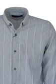 Erkek Pamuklu Yazlık Uzun Kol Gömlek 9628 BGL-ST03738 thumbnail 5