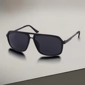 Di Caprio DC1221BLACK Siyah Polarize Camlı Erkek Güneş Gözlüğü - 1