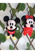 Pelüş Mickey Mouse Maskot Anahtarlık ve Çanta Süsü  Love - 3