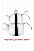 Kahramanlar Delux 4 Parça Çaydanlık Takımı - Mega Boy Platin - 2