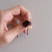 316L Çelik Kalp Model Zirkon Taşlı Piercing  PRC-210 thumbnail 2