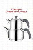 Kahramanlar Delux Soft 4 Parça Çaydanlık Takımı - Mega Boy Antrasit - 3