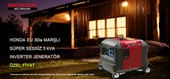 Honda Eu 30İs Marşlı Inverter Sessiz 3 Kva Benzinli Jeneratör - 7