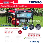 Omega Omg 9000 E Marşlı 9 Kva Monofaze Benzinli Jeneratör - 3