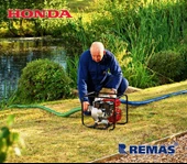 Honda WB30 Motopomp 3" Parmak Benzinli Su Motoru - 4