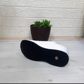 M.P 1669 Beyaz İçten Gizli Topuk (7cm) Taşlı Bayan Spor Ayakkabı thumbnail 11