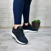 M.P 1669 Siyah İçten Gizli Topuk (7cm) Taşlı Bayan Spor Ayakkabı thumbnail 6