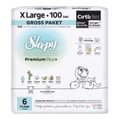 Sleepy Bio Natural Premium Plus Gross Paket Bebek Bezi 6 Numara Xlarge 100 Adet - 2