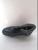 SOLMAZ WİNTER SİYAH RENK HAKİKİ DERİ KÜRKLÜ BOT thumbnail 3