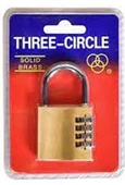 Three Cırcle 3 Basmaklı Şifreli Asma Kilit 30 Mm - 2