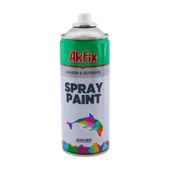 Akfix Kalıcı Akrilik Sprey Boya Parlak Yeşil 400 ml Tasarım Metal Ahşap Plastik Beton Yüzey Boyama - 4