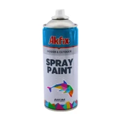 Akfix Kalıcı Akrilik Sprey Boya Parlak Mavi 400 ml Tasarım Metal Ahşap Plastik Beton Yüzey Boyama - 4