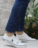 U.s. Polo Assn. Teo Tex 4Fx Erkek Beyaz Sneaker Ayakkabı - 5