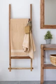 Sharm 2'li %100 Pamuk I Banyo Havlu Seti I Hamam Takımı I Çeyizlik Set I 50x85cm + 70x140cm - 7
