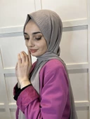 Rahat Kırışmaz Cazz Şal, Yumuşak, Tok Duruşlu Kolay Şal 01000  KOYU VİZON thumbnail 3