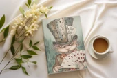 Alice in Wonderland Kitap - Tablet - Ebook Çantası / Kılıfı - 1
