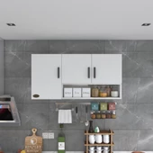 Kenzlife hazır mutfak mirandus22 byz 060X120X22 mutfak banyo dolabı kapaklı raflı - 4