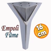 Empoli Lüks Mobilya Oturma Yükseltici Kanepe Sehpa TV Ünite Koltuk Ayağı Baza Ayakları Füme 16 cm thumbnail 1