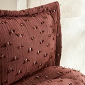 Karaca Home Mary Çift Kişilik Yatak Örtüsü Takımı Koyu Kahve - 5