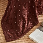 Karaca Home Mary Çift Kişilik Yatak Örtüsü Takımı Koyu Kahve - 8