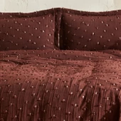 Karaca Home Mary Çift Kişilik Yatak Örtüsü Takımı Koyu Kahve - 3